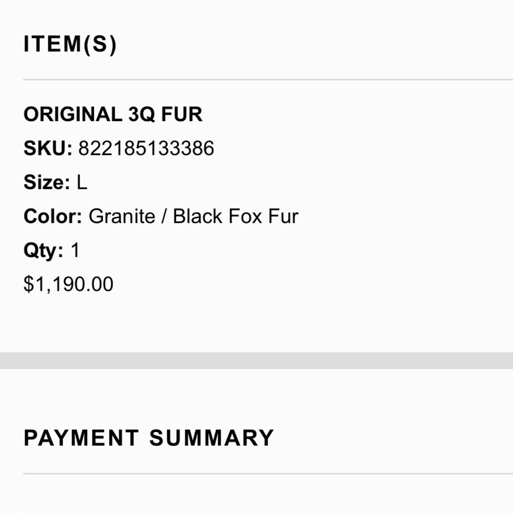 Moose Knuckles Original 3Q Fur Jacket – Size L – Granite / Black Fox Fur - Picture 2 of 16